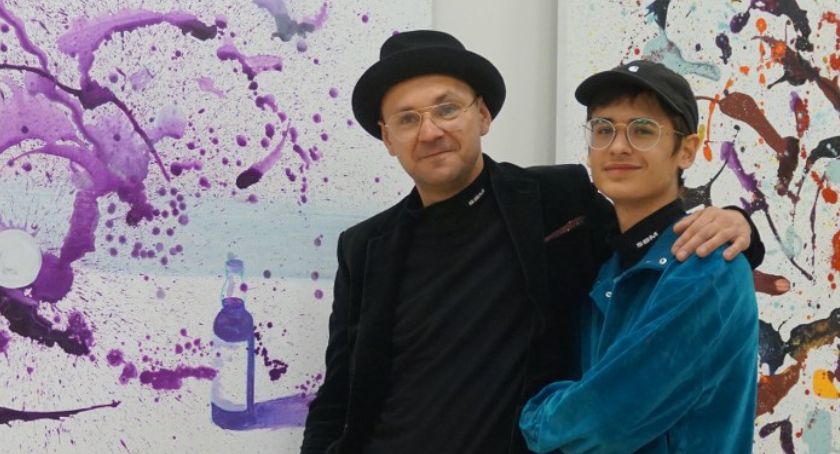 Wernisaż obrazów Tomasza Cebo w Złotowie