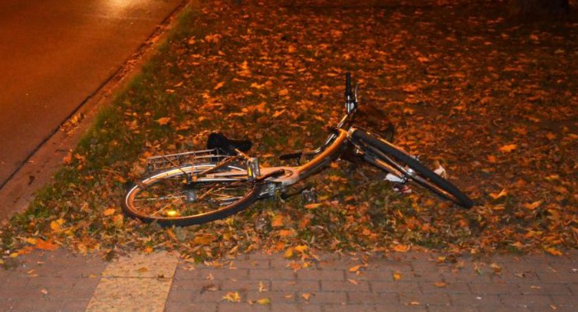 Kolizja z udziałem rowerzystki