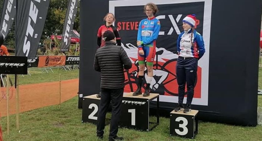 Nadia na podium