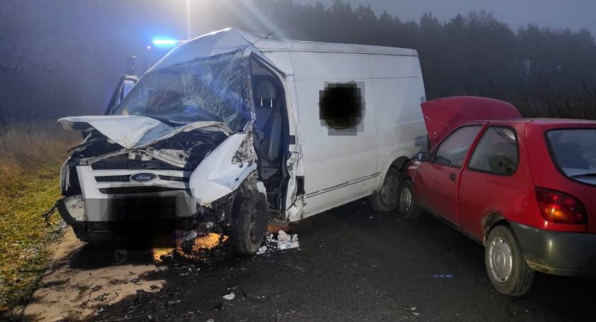 Wypadek na trasie Złotów - Zalesie
