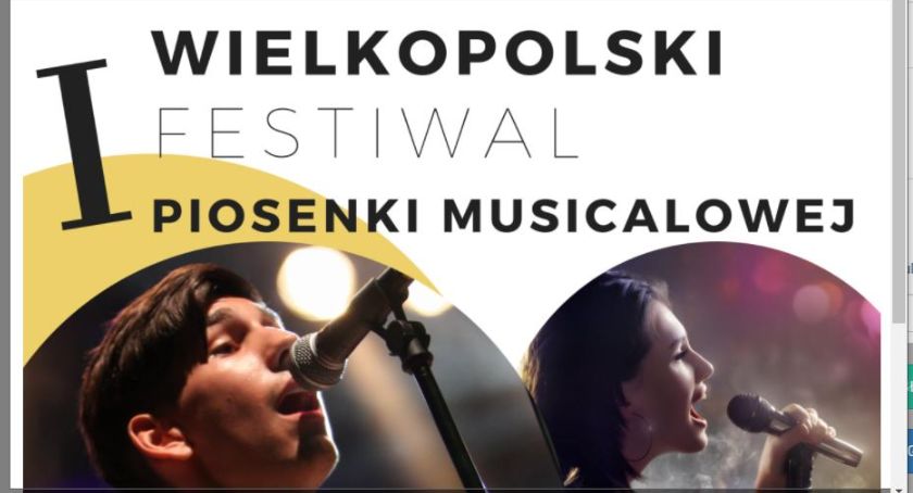 Finał I Wielkopolskiego Festiwalu Piosenki Musicalowej