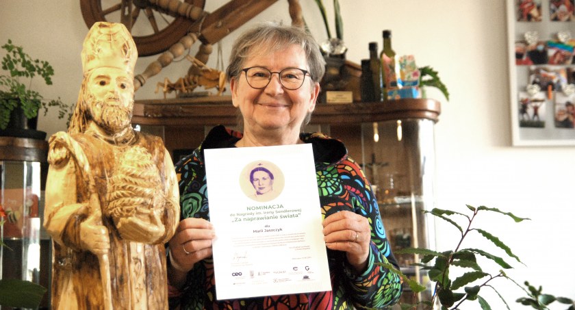 Maria Jaszczyk uhonorowana za naprawianie świata