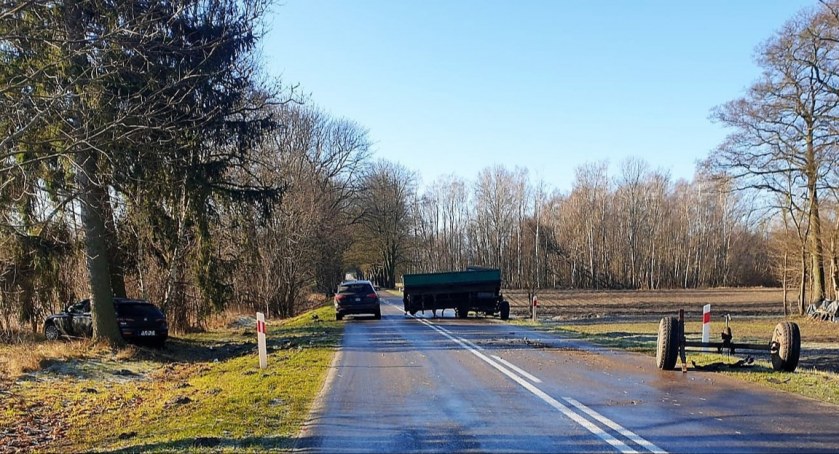 Groźnie wyglądająca kolizja