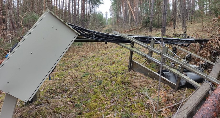 Znaczna część powiatu złotowskiego nadal bez prądu