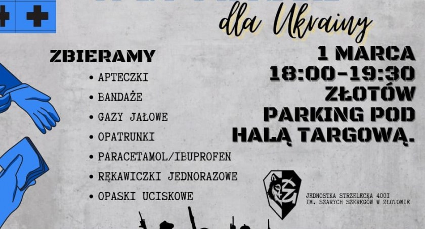 Okaż swoje wsparcie! Dziś, pod Halą Targową w Złotowie