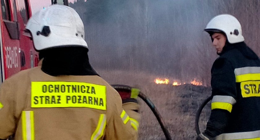 OSP Sypniewo gasiło pożar trawy