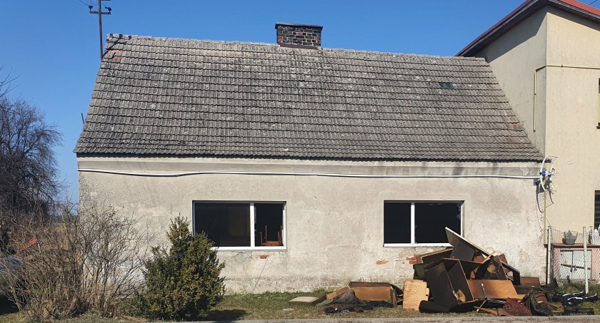 Pożar w Lotyniu - jest ofiara śmiertelna