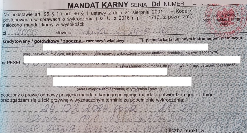 Potrącenie rowerzystki