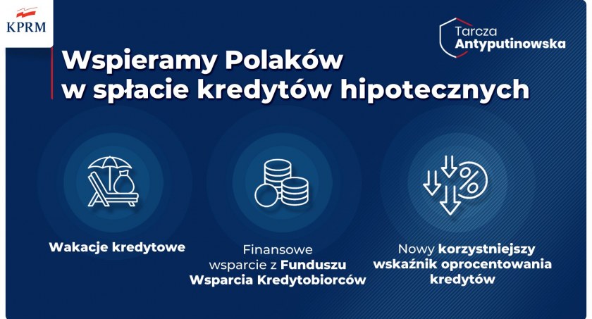 4 miesiące wakacji kredytowych