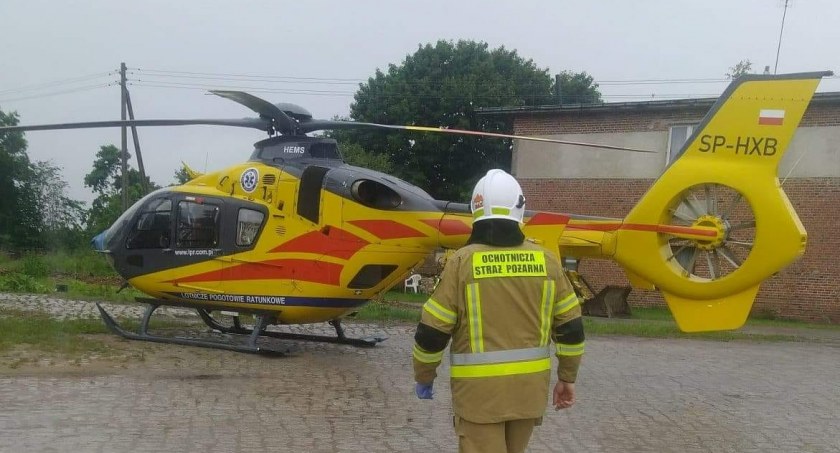 Potrzebny był helikopter