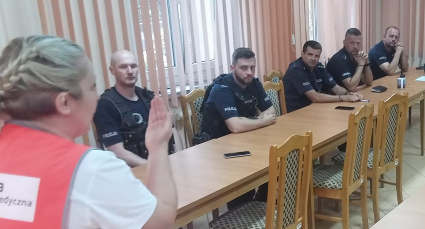 Złotowscy policjanci ćwiczyli pierwszą pomoc