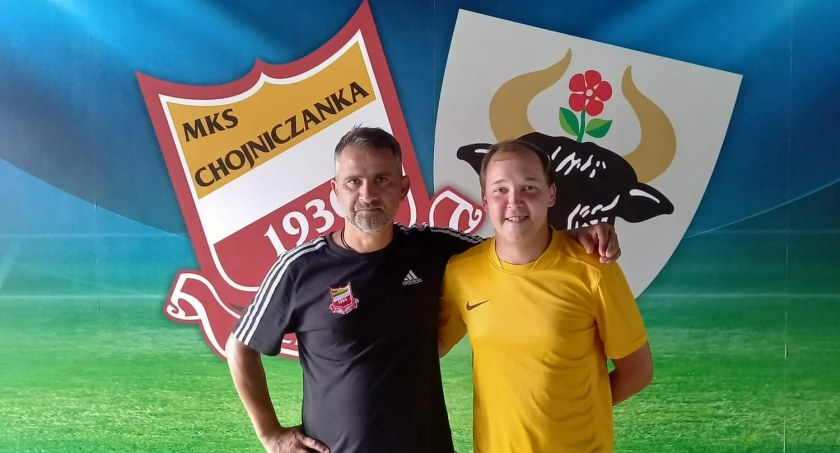 Trener Hrycoń na stażu w Chojniczance