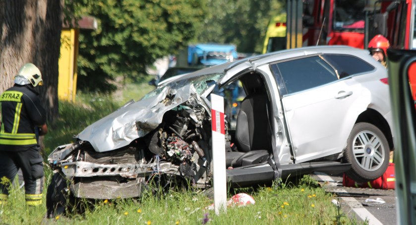 Wypadek na krajowej 11