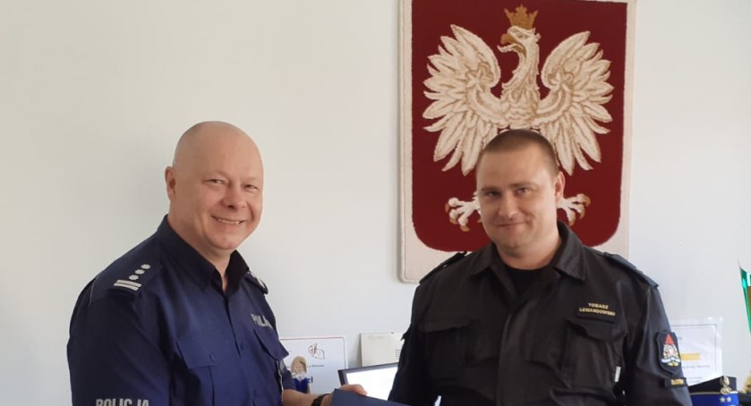 Policja podziękowała strażakom