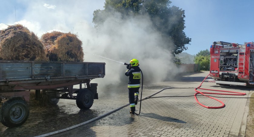 Pożar przy stacji benzynowej w Jastrowiu