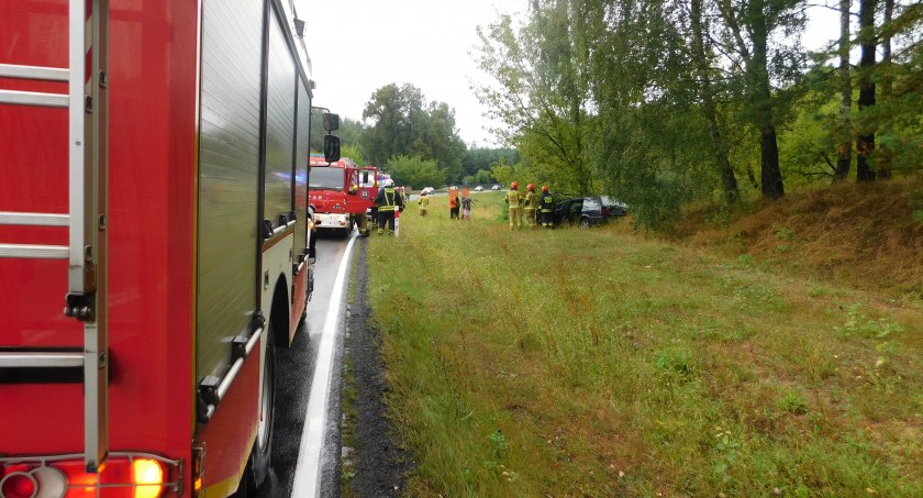 Wypadek niedaleko Okonka