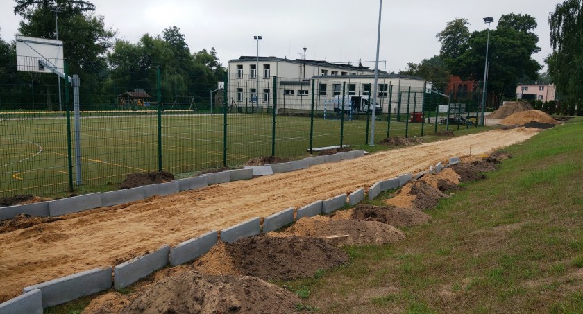 Skórka z profesjonalną bieżnią