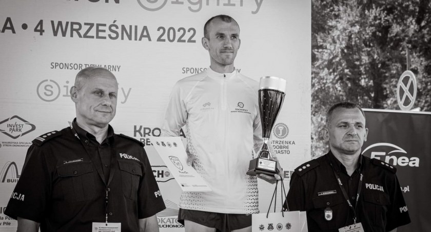 Sukces biegowy złotowskiego policjanta