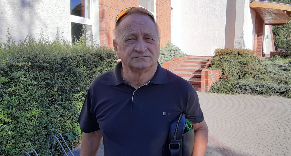 Andrzej Maj protestuje na postępowanie dyrektora Tadeusza Drobczyńskiego
