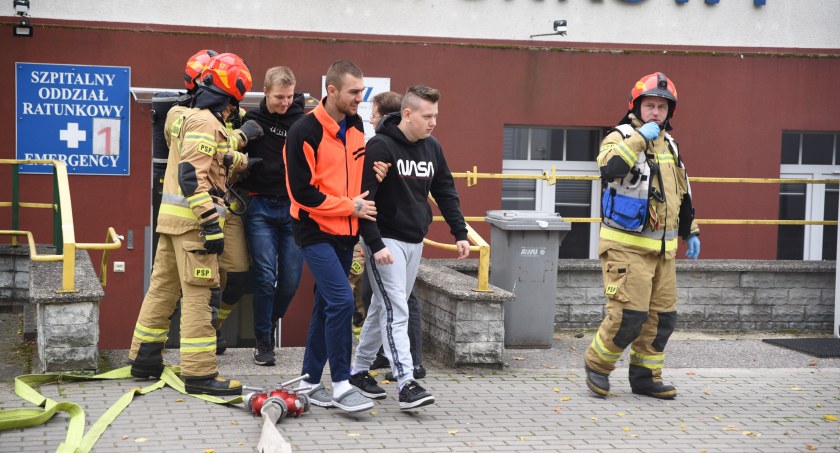 Pożar w złotowskim SOR - to tylko ćwiczenia