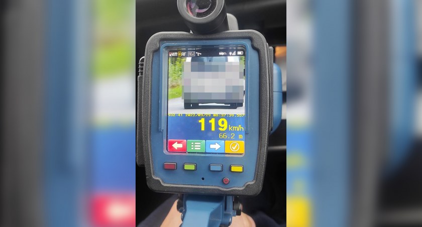 119 km/h w obszarze zabudowanym
