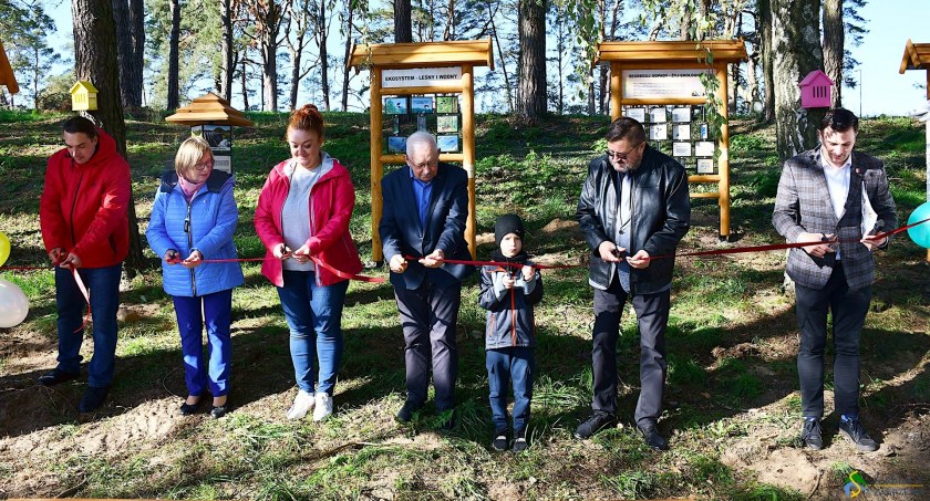 Ścieżka dydaktyczna w Zakrzewie otwarta