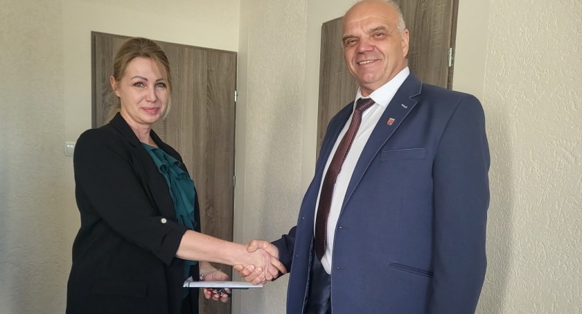 Starosta odwiedził nową szefową oddziału psychiatrii szpitala w Złotowie 