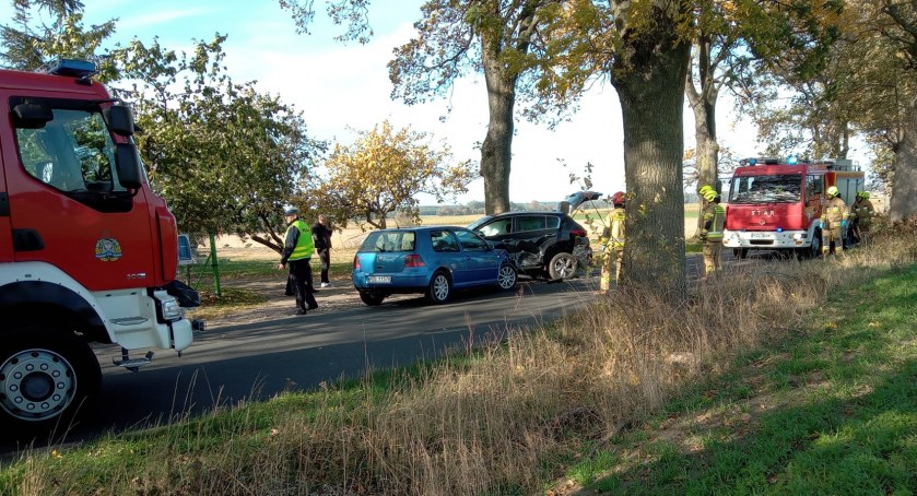Wypadek na trasie Stawnica - Stara Wiśniewka