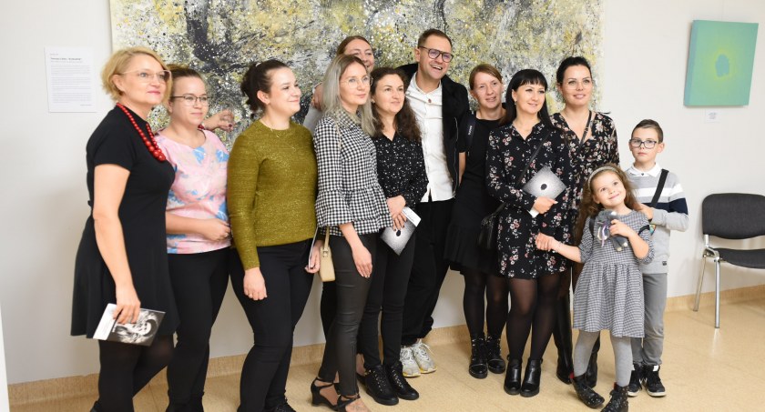 Wernisaż prac Tomasza Cebo w Złotowie