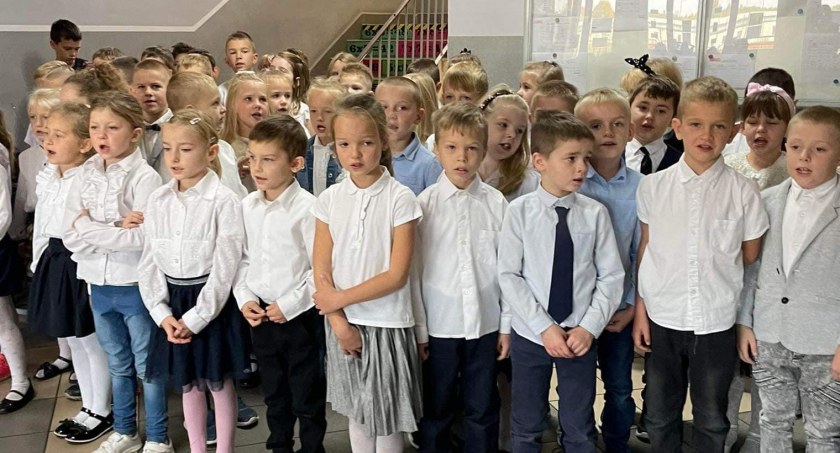 Pasowanie na ucznia w Szkole Podstawowej w Okonku