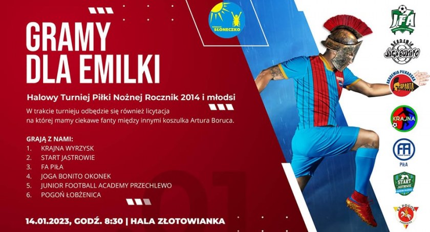 Gramy dla Emilki - zaproszenie na turniej