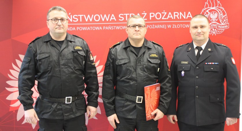 Wyróżnienie dla strażaka z PSP w Złotowie