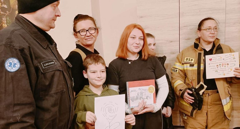 Strażacy OSP Sypniewo z wizytą w Placówce Opiekuńczo-Wychowawczej Dzwoneczek