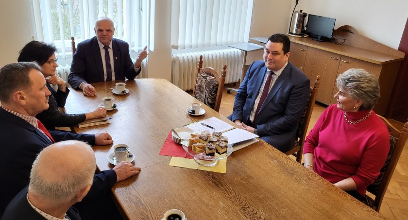 Pierwsza wizyta w Złotowie nowego starosty z partnerskiego powiatu Gifhorn