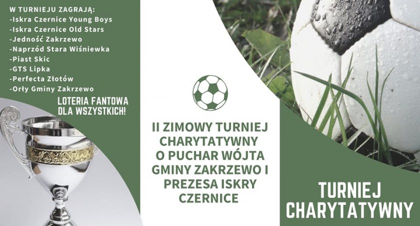Zaproszenie na II Zimowy Turniej Charytatywny w Zakrzewie