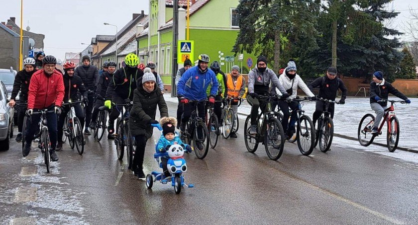 Rajd rowerowy dla WOŚP w Łobżenicy