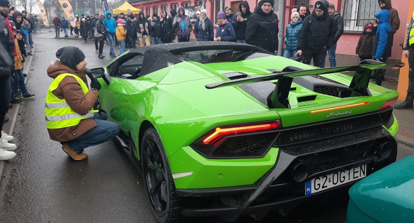 Złotowska Moto Orkiestra z lamborghini!