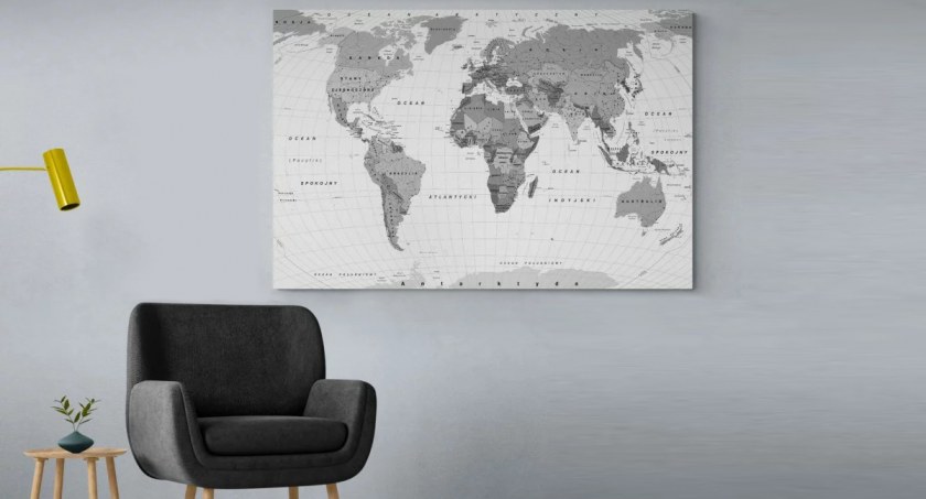 Dla kogo mapa świata na ścianę?
