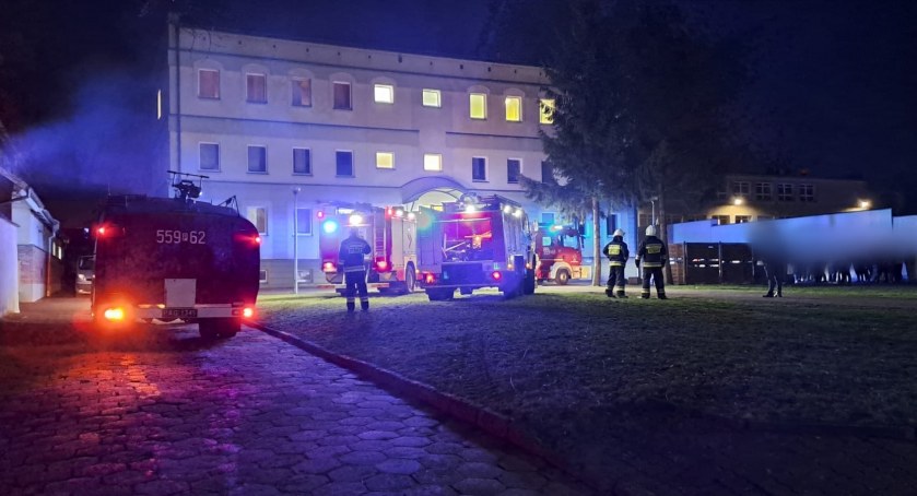 Pożar w Młodzieżowym Ośrodku Wychowawczym w Łobżenicy