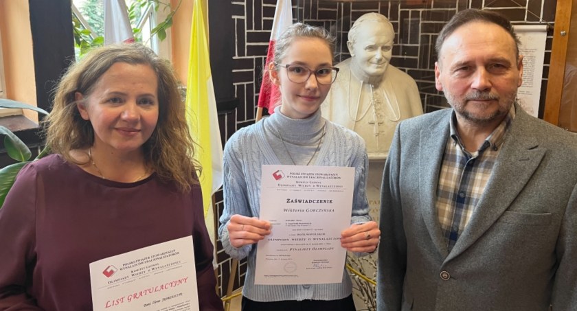 Wiktoria Gorczyńska finalistką Olimpiady Wiedzy o Wynalazczości