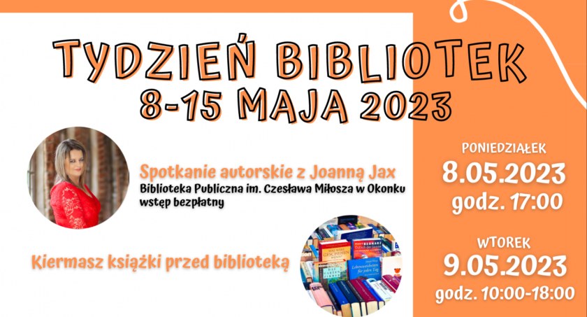 Okonecka biblioteka zaprasza na Tydzień Bibliotek