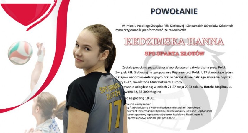 Hanna Redzimska z powłaniem do Reprezentacji Polski U17
