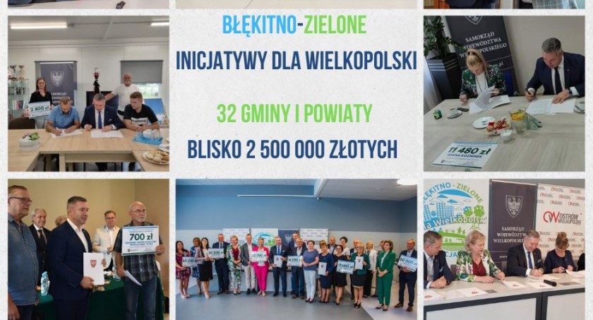 Trzy gminy z wysokim dofinansowaniem w ramach programu Błękitno-zielone inicjatywy