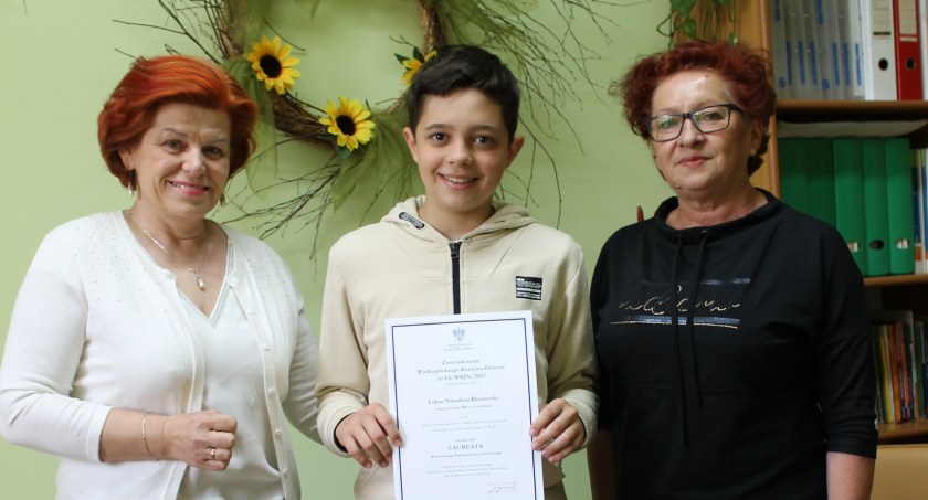 Nikodem Kliszewski laureatem Wojewódzkiego Konkursu Języka Niemieckiego