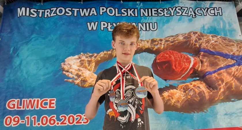 Kamil Muszczek z trzema medalami Mistrzostw Polski