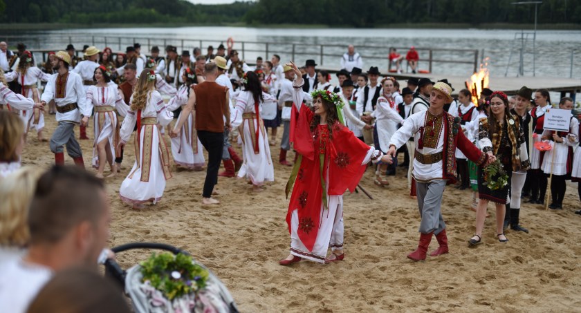 Noc Świętojańska na plaży miejskiej w Jastrowiu