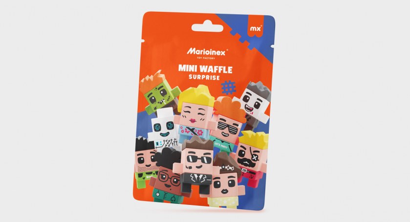 Tajemnicza figurka – poznaj klocki Mini Waffle Surprise od Marioinex