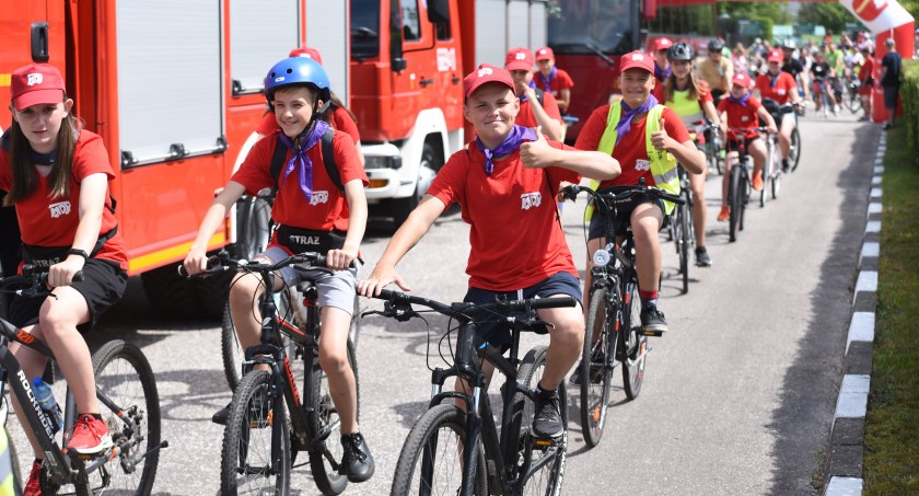 V Strażacki Rajd Rowerowy im. Piotra Baranowskiego w Krajence