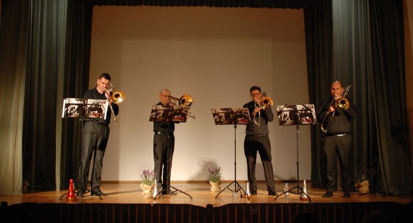 Zespół Trombquartet wystąpił w Zakrzewie