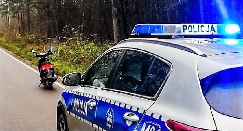 Nieletni kierował motorowerem bez uprawnień